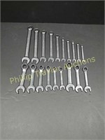 19 Pc Combination Wrench Lot