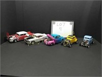 5 Die Cast Hot Rods 1:18 Scale
