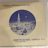 Canada Christmas plates from 1973-1984 12 plates