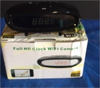 Nanny cam  full clock with wifi camera never used