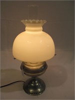 Parlor Lamp Silver tone base