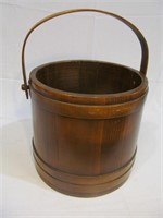 Wooden Bucket with Handle