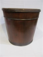 Wooden Bucket wtih Lid