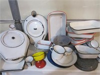 Enamel Ware and Bed Pans