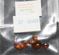 37-SG03 G100 Genuine Citrine Gemstones