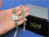burgi watch & matching bracelet