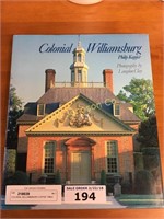 COLONIAL WILLIAMSBURG COFFEE TABLE BOOK