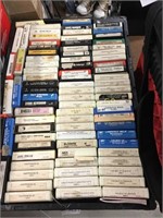 CRATE OF 8-TRACKS