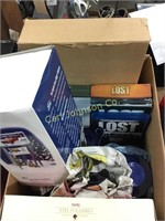 BOX MISC W/LOST DVD'S/MISC COLLECTABLES +