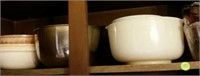 Bowls, glass & metal & mixing cups