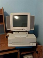 Compaq Presario computer, printer monitor