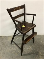 Child’s antique high chair