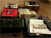 Clock Radios & clocks, some vintage