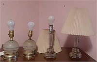 Vanity lamps,  two sets