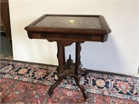 Victorian Tennessee marble top table