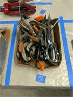 Box Of Clamps And Scissors