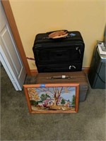 Suitcases And Picture