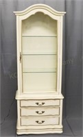 French Provincial Curio Cabinet. Hammary
