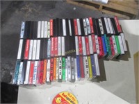 (91) Cassette Tapes and (1) CD