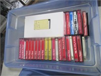 (36) Cassette Tapes and (1) VHS