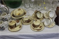 Myott part tea, fruit set.& colcough cups & saucer