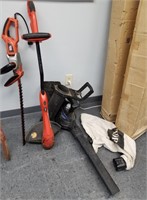 3PC POWER TOOL LOT TRIMMERS AND BLOWER