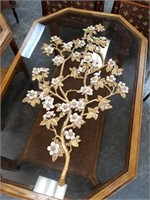 LARGE VTG BURWOOD CHERRY BLOSSOMS WALL HANGING
