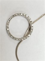 STERLING SILVER NECKLACE W CHAIN