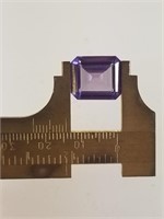 EMERALD CUT AMETHYST GEMSTONE