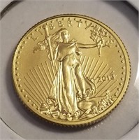 2013 $5 GOLD AMERICAN EAGLE COIN
