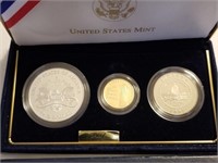 GOLD SILVER COINS US CAPITOL VISITORS CENTER COMM