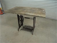 Singer Sewing Machine made Rustic Table