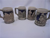 Set 4 Mugs Made in Japan