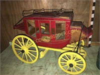 Handmade stage coach toy