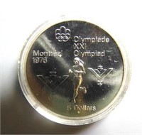 1976 Montreal Olympics Five Dollar Coin
