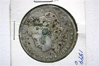 3 X 1889 "o" US Silver Dollars