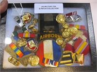 US Military Pin and Patch Collection