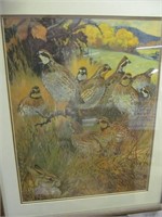 Quail Print Lynn Bogue Hunt