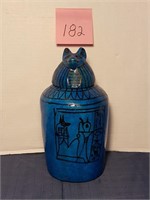 Mid-Century Style Egyptian Urn - Vintage