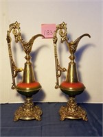Vintage Victorian Art Deco Style Urn Ewer Candleh