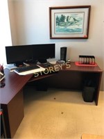 "L" Shaped Office Desk - 6' x 6'