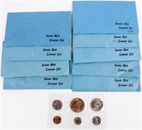 Coin Assorted Denver Souvenir Sets 9 Envelopes