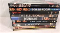 Lot of 9 DVDs, Conspiracy Theory unopened