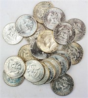 Coin 1964 Kennedy Half Dollar Roll 20 Coins
