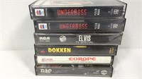 Lot of 6 cassette tapes
