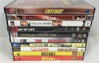 lots of 10 DVDs, Freeway, Spy Game, Mr