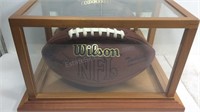 Rick Leach, Michigan's own, autographed Wilson