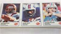 1982 Kellogg football cards approximately 30 sets
