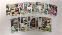 NFL Topps assorted singles 1977-1983 19 total