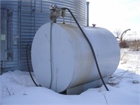 1000 GALLON FUEL BARREL w/ ELECTRIC PUMP